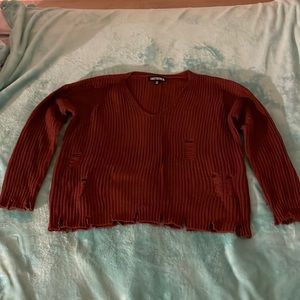 Sweet&Sinful distressed sweater